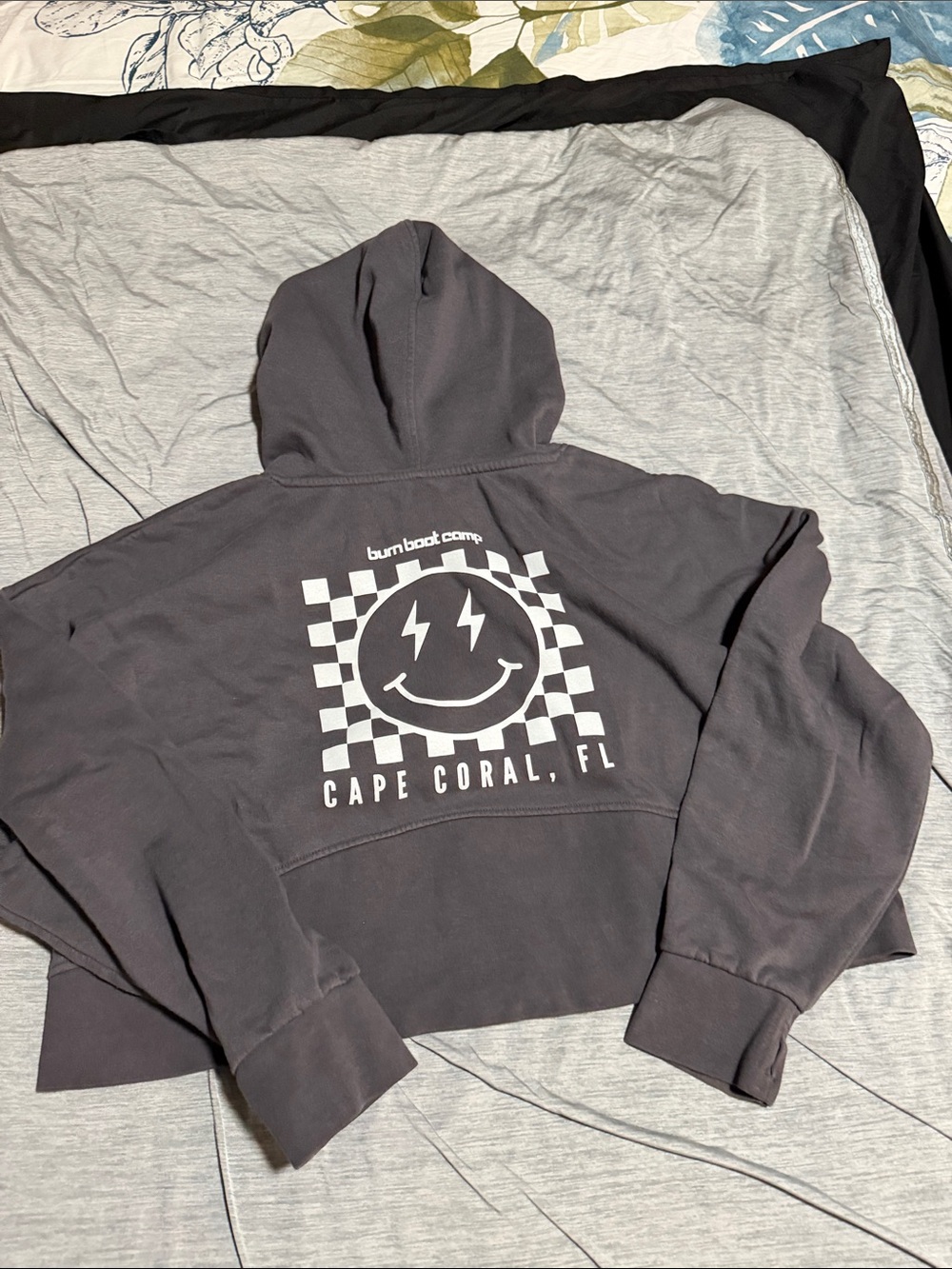 Burn Boot Camp Cape Coral, FL Black Cropped Hoodie